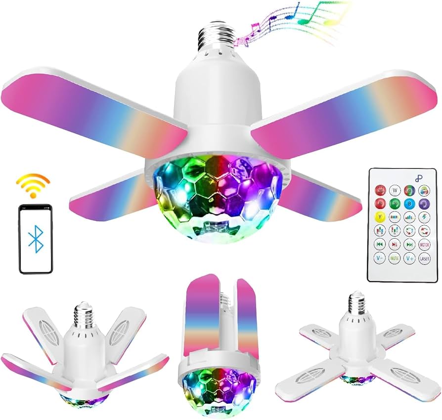 Bombillo Parlante Bluetooth Led Rgb Cont