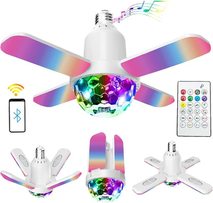 Bombillo Parlante Bluetooth Led Rgb Cont