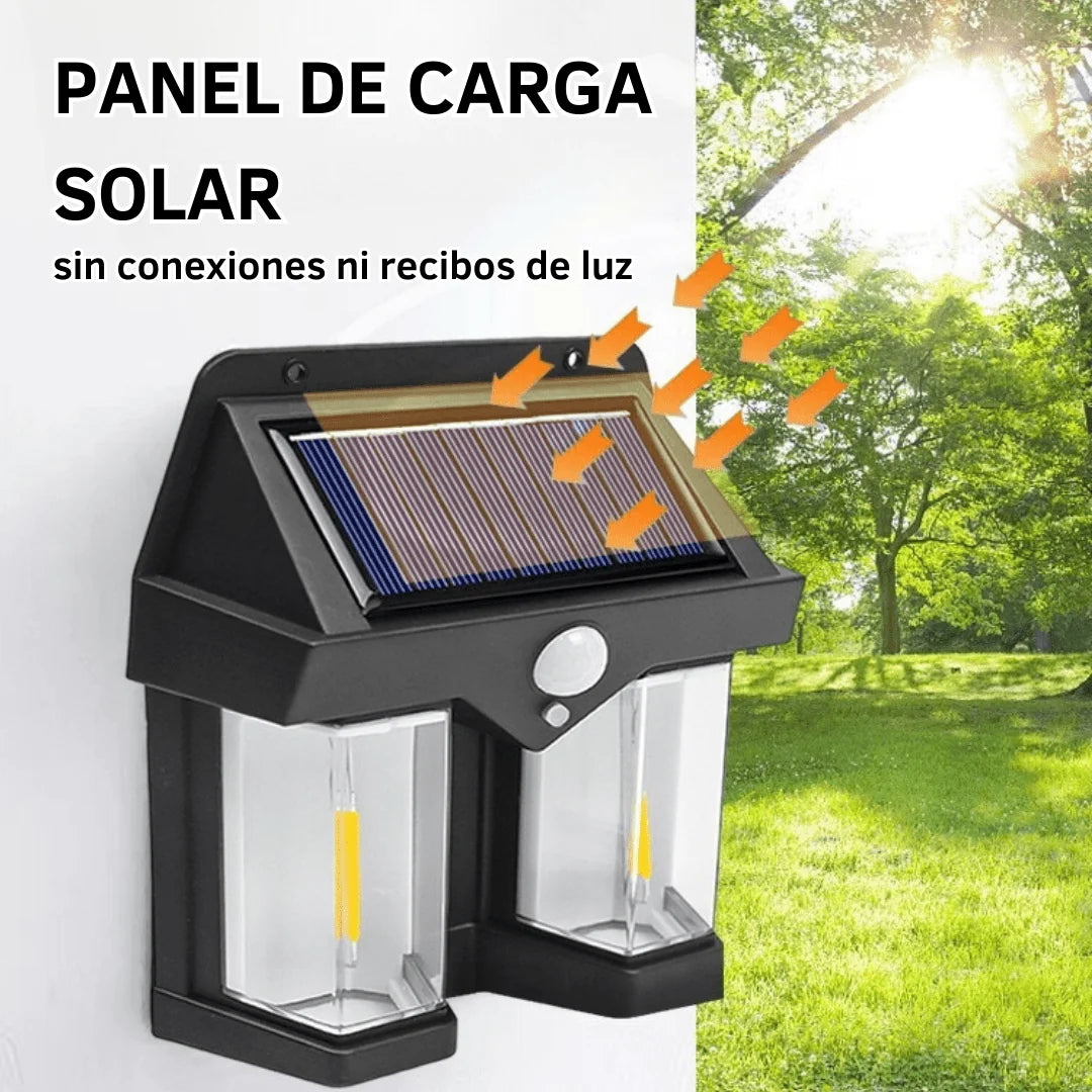 Lampara De Exteriores Con Panel Solar