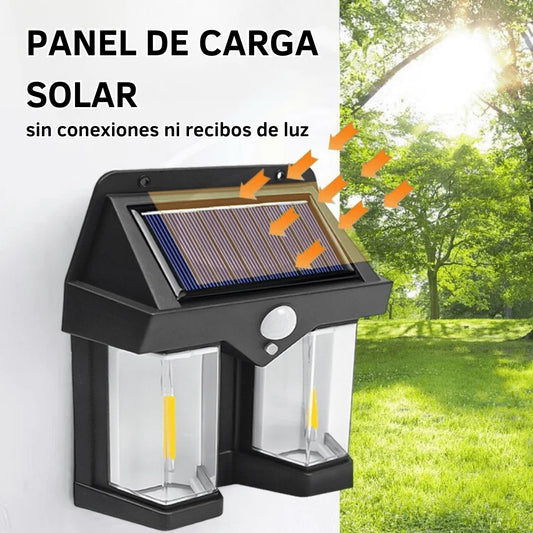 Lampara De Exteriores Con Panel Solar