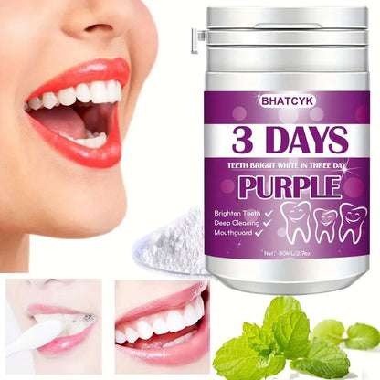 Polvo Limpiador Dental Morado 1ud Para P