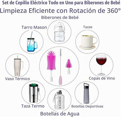 kit de limpieza eléctrico para biberone
