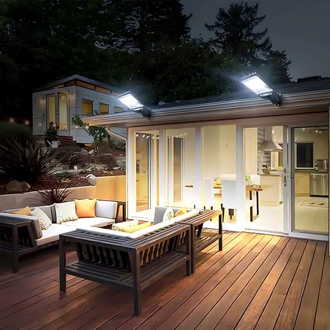 Lampara Reflector Led Con Panel Solar Ex