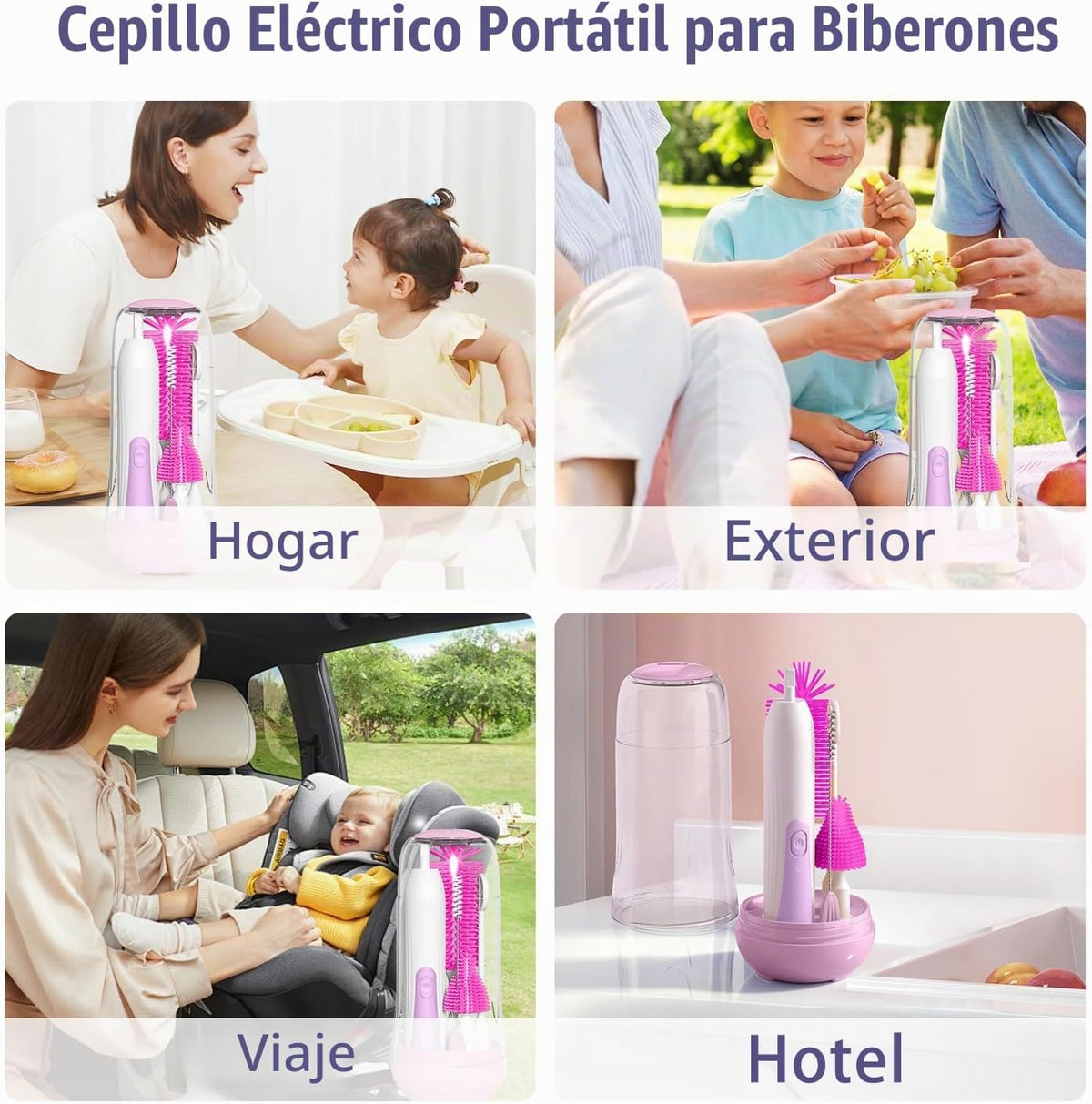 kit de limpieza eléctrico para biberone