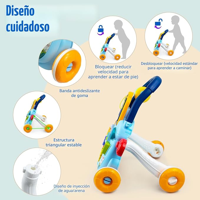 Caminador de bebe con sonidos