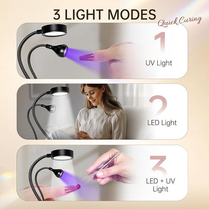 LAMPARA DE UÑAS CLIP CY-M02