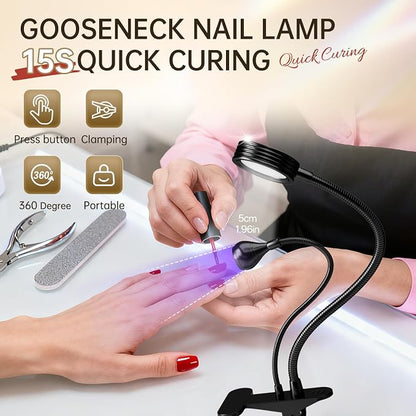 LAMPARA DE UÑAS CLIP CY-M02