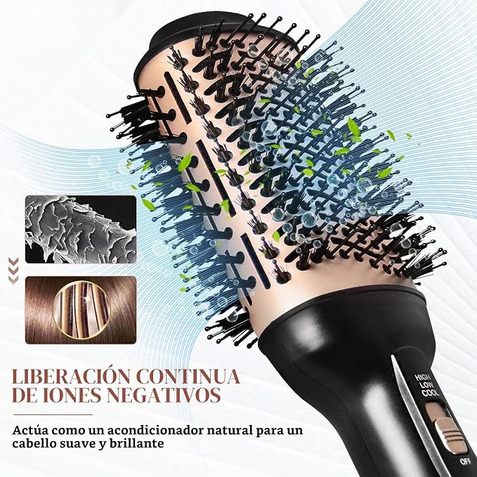 Cepillo secador keratina 4en 1
