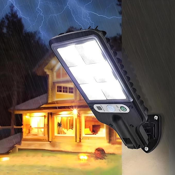 Lampara Reflector Led Con Panel Solar Ex
