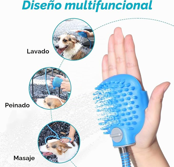 MANGUERA PARA BAÑO DE MASCOTAS