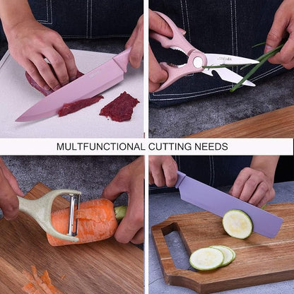 Set de Cuchillos de Colores para Cocina