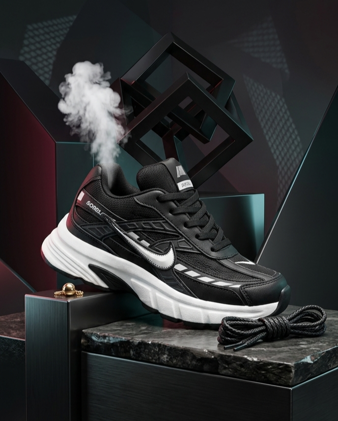 Tenis Nike Initiator Negro Blanco Dama