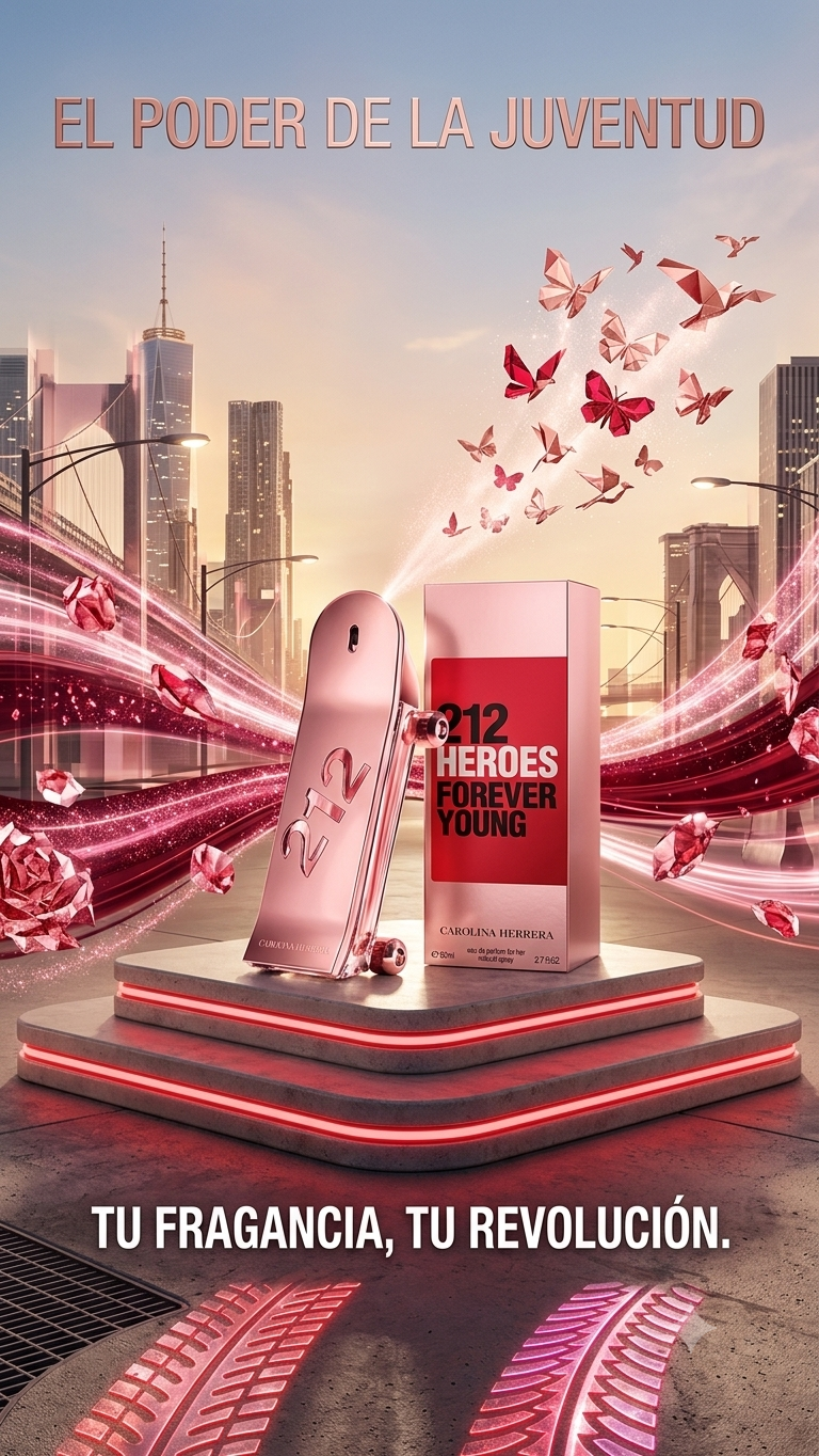 Perfume CH212 Heroes Forever Young-mujer