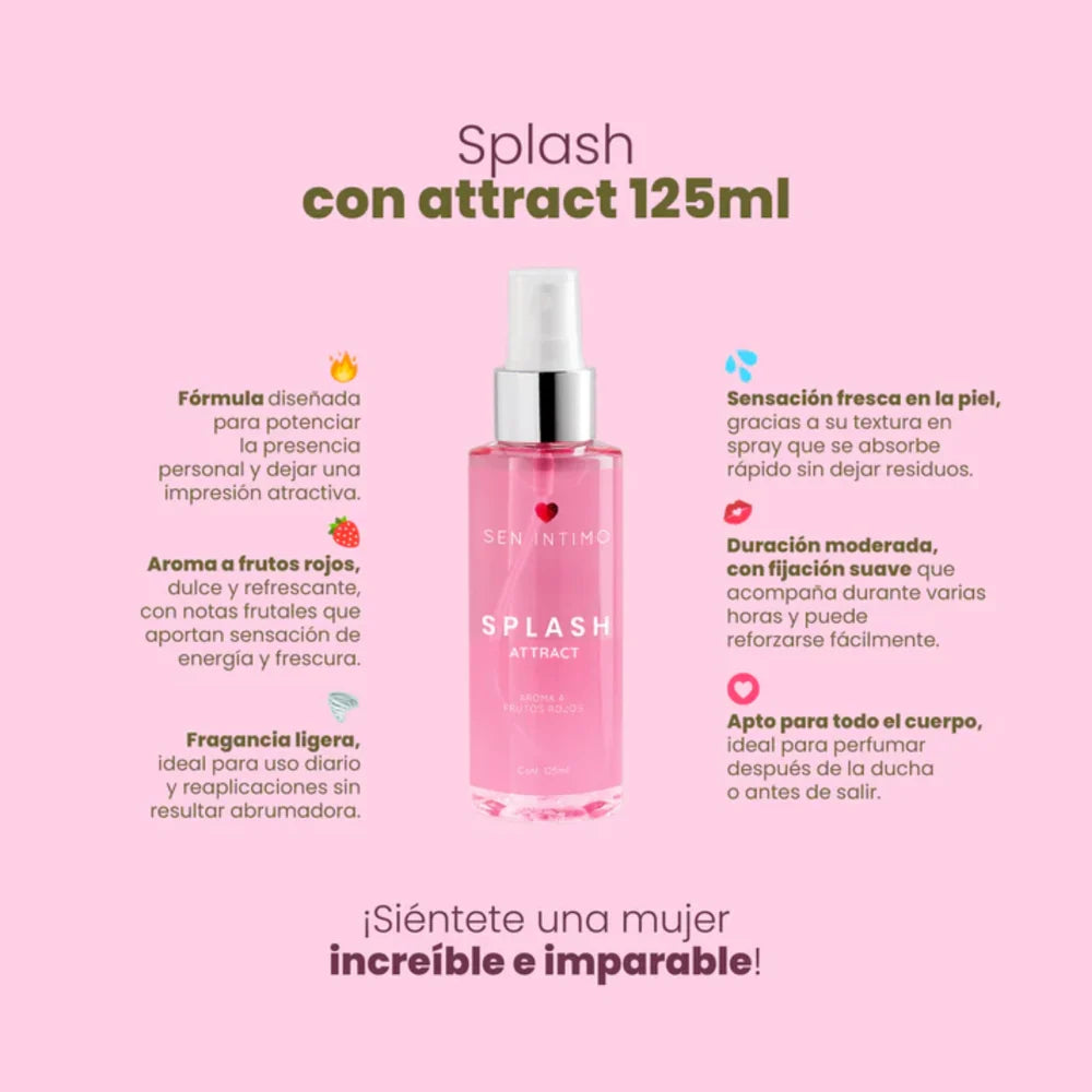 Splash Con Feromonas 125Ml Intimo