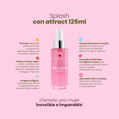Splash Con Feromonas 125Ml Intimo