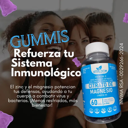 CITRATO DE MAGNESIO GOMAS