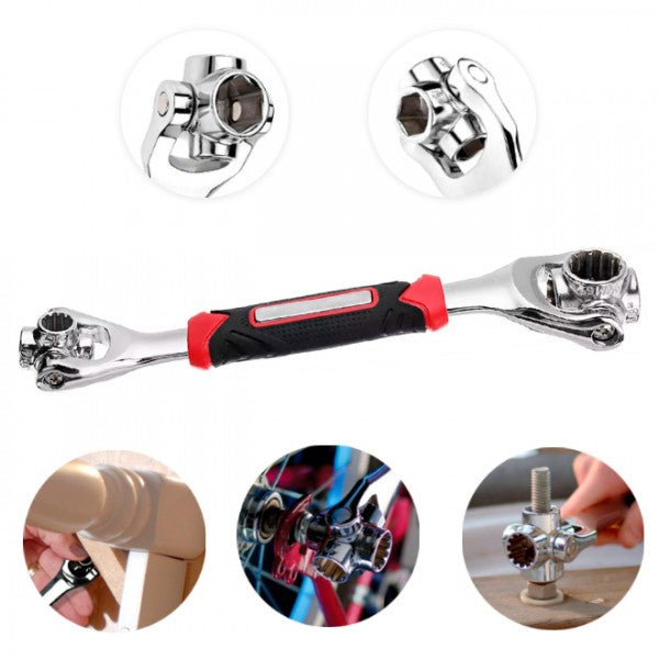 Llave Multiusos 48 En 1 Giratoria 360
