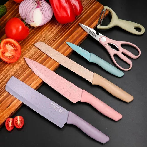 Set de Cuchillos de Colores para Cocina