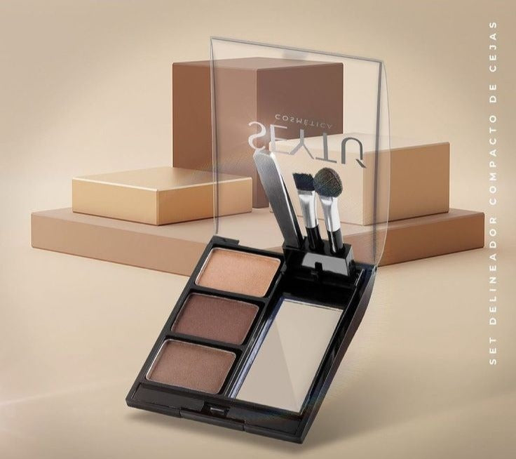 💐Set Delineador Compacto para Cejas
