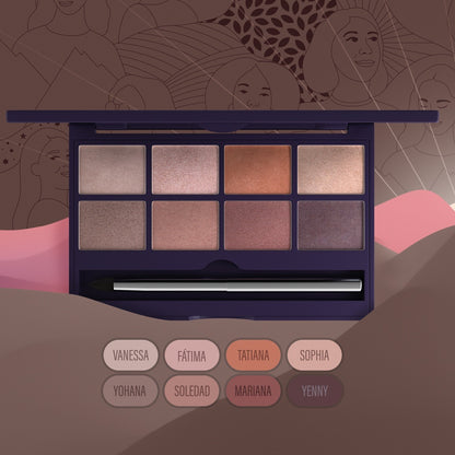 🎨Paleta de Sombras Marrones