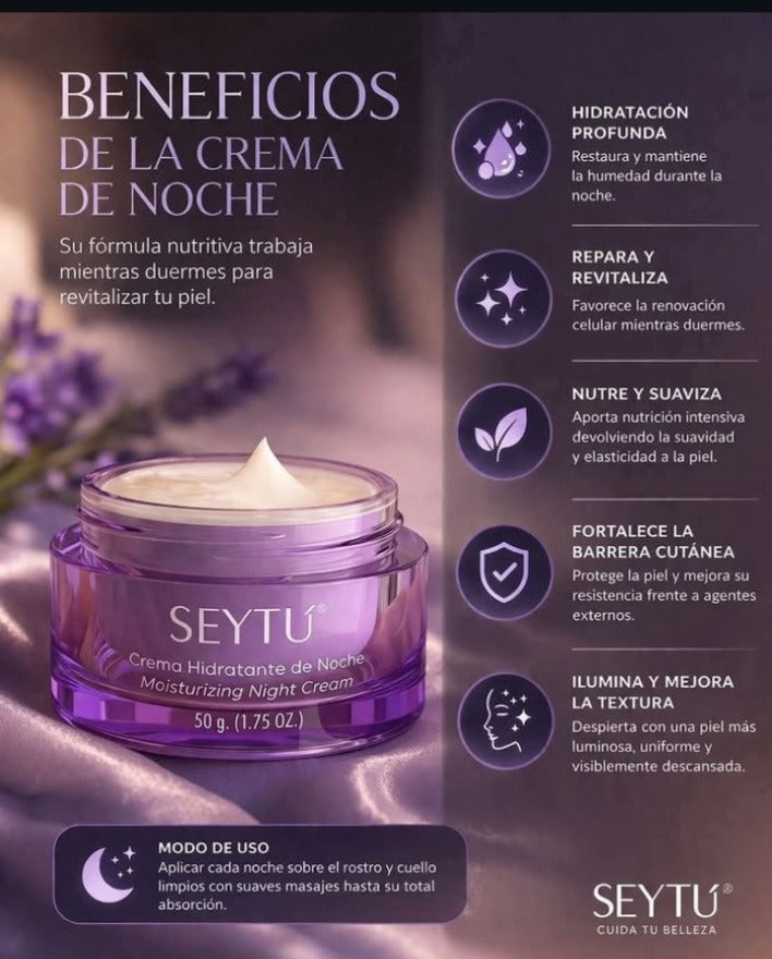 🌙Crema Hidratante de Noche