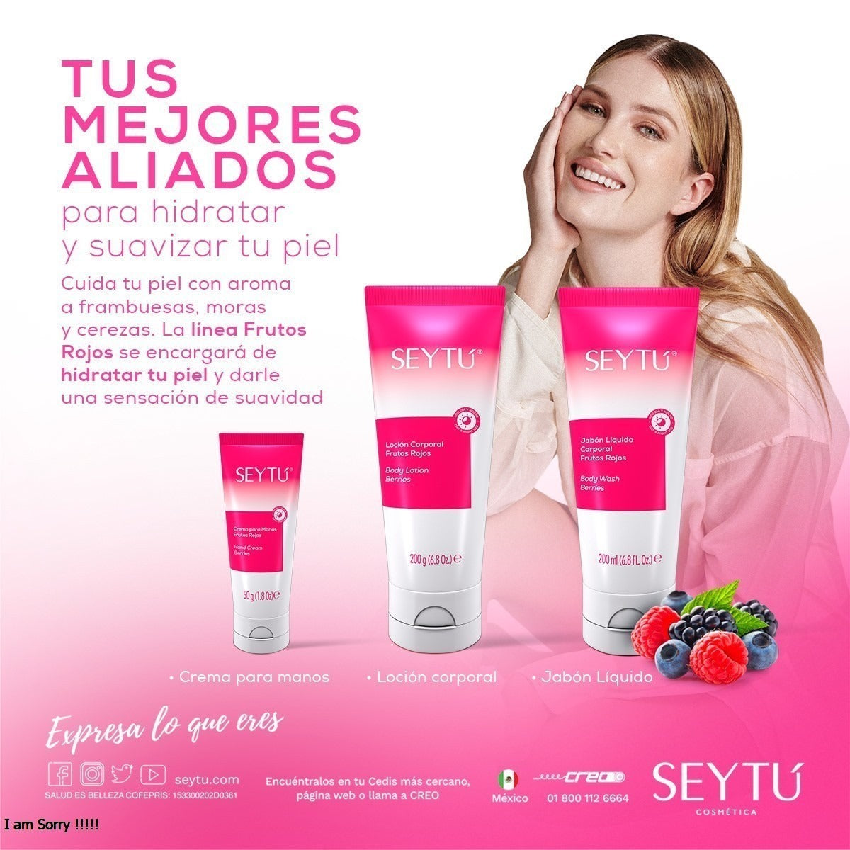 💧 Loción Corporal Fruto Rojos